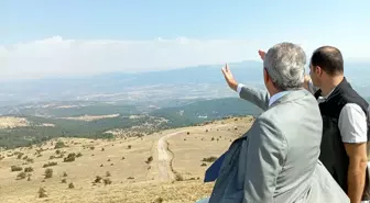 Beypazarı Kaymakamı Yangın Gözetleme Kulesini İnceledi