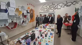 Beypazarı Öğrenci Yurdu'nda Yıl Sonu Sergisi Düzenlendi