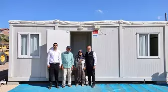 Bilecik'te Orman Yangını Sonrası Konteyner Kurulumları Tamamlandı