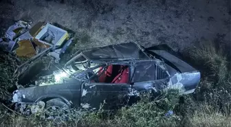 Bilecik'te Otomobil Şarampole Devrildi: Sürücü Yaralandı