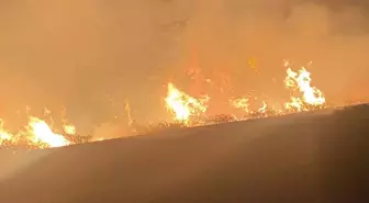 Bilecik'te Traktöre Bağlı Römorkta Yangın Çıktı