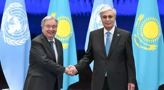 BM Genel Sekreteri Guterres, Almatı'da Sürdürülebilir Kalkınma Merkezini Ziyaret Etti