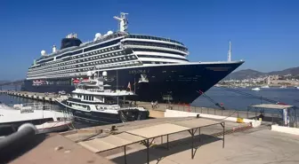 Bodrum'a 743 Yolcu Getiren 'Explora I' Kruvaziyer Gemisi Limana Yanaştı