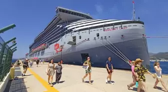 Bodrum'a Kruvaziyer Turisti Akın Etti