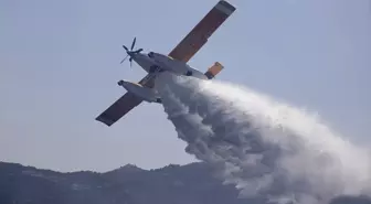 Bodrum'da Çıkan Yangın Havadan ve Karadan Söndürüldü