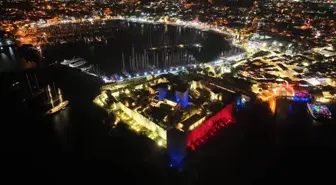 Bodrum Kalesi, Jandarma'nın 186. Yıl Dönümünde Işıklandırıldı