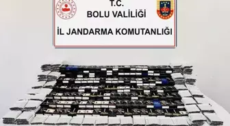 Bolu'da 14 Bin 780 Kaçak Makaron ve 1100 Paket Sigara Ele Geçirildi