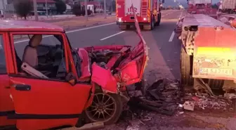 Bolu'da Tır ve Otomobil Çarpıştı: 1 Yaralı