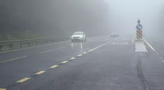 Bolu Dağı'nda Sağanak ve Sis Nedeniyle Görüş Mesafesi D düştü
