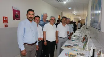 Mersin'de Öğrencilerin Eserleriyle Çini Sergisi Açıldı