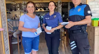 Bozyazı'da Polis Ekiplerinden Boğulma Olaylarına Karşı Bilgilendirme