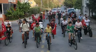Mersin Bozyazı'da Zafer Bayramı Bisiklet Turu Düzenlendi