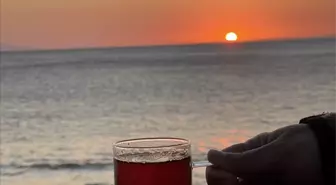 Burhaniye'de Eşsiz Gün Batımı Manzarası