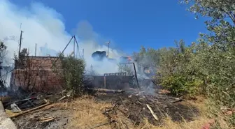 Mudanya'daki Bağ Evinde Yangın Çıktı