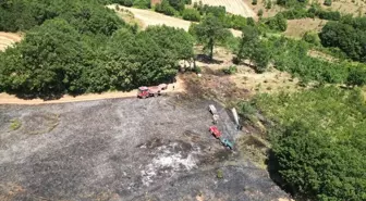 Bursa'da Tarlada Yangın: İtfaiye Ekipleri Zamanında Müdahale ile Kontrol Altına Aldı