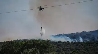 Bursa'da Orman Yangını Kontrol Altına Alınmaya Çalışılıyor