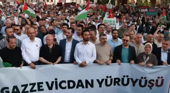 Bursa'da Gazze Vicdan Yürüyüşü: Zulme Karşı Tek Ses