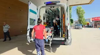 İnegöl'de Bisikletli Kaza Geçirdi, Hastaneye Kaldırıldı