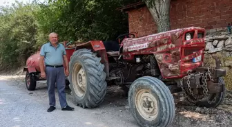 Bursa'da orman yangınına su yetiştirmek için patlak lastikle 2 kilometre katetti