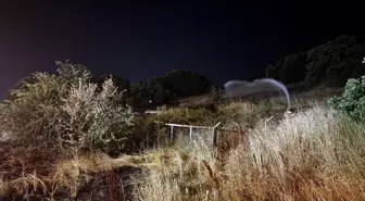 Mudanya'da Havai Fişek Yangını Kontrol Altına Alındı