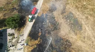 İnegöl'de Tarla Yangını Kontrol Altına Alındı