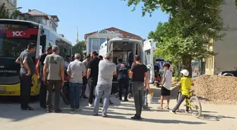Bursa'da Otobüs ile Motosiklet Çarpıştı: 1 Yaralı
