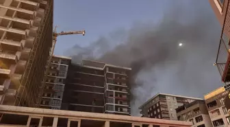 Bursa'da 13 Katlı İnşaatta Yangın: Ekipler Müdahale Etti