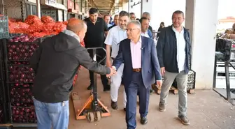 Başkan Büyükkılıç'tan Hal Kompleksi Ziyareti