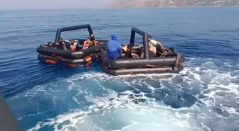 Yunanistan Unsurlarınca Geri Itilen 19 Düzensiz Göçmen Kurtarıldı