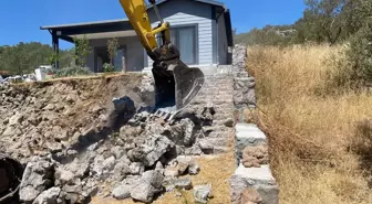 Çanakkale'de Ağustos Ayında 22 Kaçak Yapı Yıkıldı