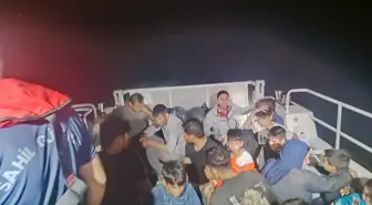Ayvacık'ta 32 Düzensiz Göçmen Yakalandı
