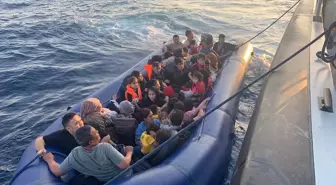 Ayvacık'ta 38 Düzensiz Göçmen Yakalandı