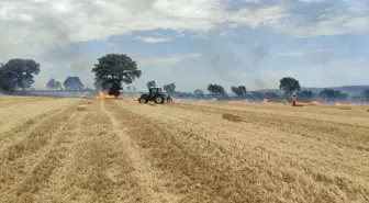 Çanakkale'de Zirai Alanda Yangın Kontrol Altına Alındı