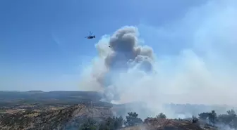 Çanakkale Ayvacık'ta Orman Yangınına Müdahale Devam Ediyor