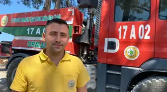 Orman İşçisinden Duyarlı Davranış: Kertenkeleyi Yangından Kurtardı