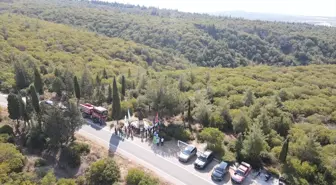 Çanakkale'de orman yangını şehidi Orman Bölge Müdürü Talat Göktepe anıldı