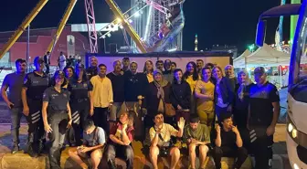 Çanakkale'de, şehit ve gazi çocukları ile özel gereksinimli bireyler panayırda eğlendi
