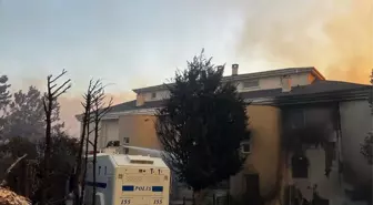 Çanakkale'de Orman Yangınıyla Mücadeleye Polis Desteği