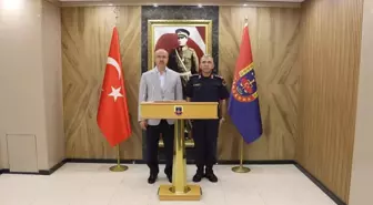 Çanakkale Valisi, Yeni Jandarma Komutanını Ziyaret Etti