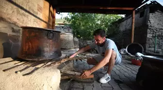 Belören'de Geleneksel Keşkek Yapımı İmece Usulüyle Devam Ediyor