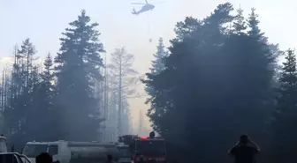 Çankırı'da Orman Yangını Kısmen Kontrol Altına Alındı