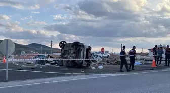 Çankırı'da Takla Atan Otomobildeki Kazada 1 Ölü, 3 Yaralı
