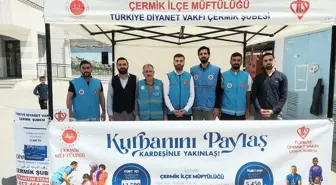 Çermik'te Kurban Bağış Standı Açıldı