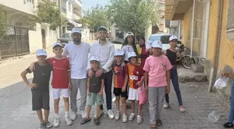 TÜGVA Gönüllüleri Çocuklar, Hayvanlar İçin Su Kapları Yaptı