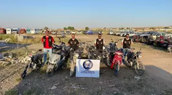Çalıntı Motosikletler Denetimle Ele Geçirildi