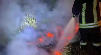 İskilip'te Samanlık Yangını Kontrol Altına Alındı