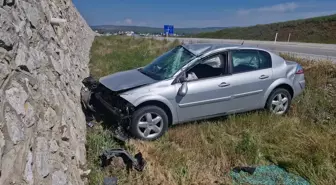 Çorum'da Otomobil Kazası: 2 Yaralı
