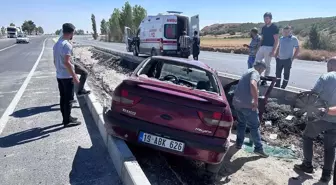Çorum'da Trafik Kazası: Sürücü Hastaneye Kaldırıldı