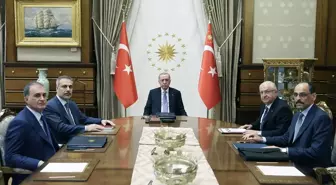 Cumhurbaşkanı Erdoğan başkanlığında güvenlik toplantısı yapıldı