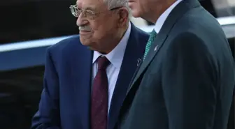 Cumhurbaşkanı Erdoğan, Filistin Devlet Başkanı Abbas ile görüştü